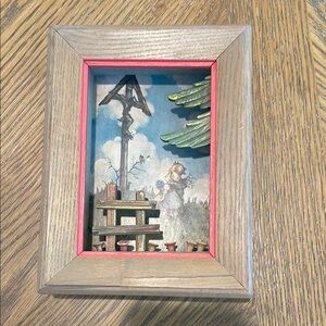 Hummel Wall Decor with Wooden Frame - Multicolor